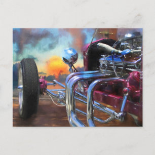 Modell T Roadster BEACH SUNSET DREAMS Vykort