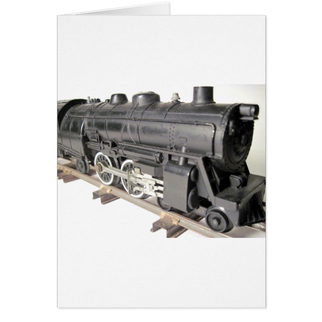 Modell Tåg Engine Hälsningskort (Framsidan)