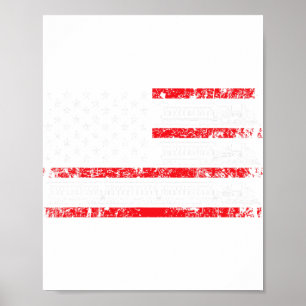 Modell Tåg Patriotisk Usa Flagga Lokomotiv Modellj Poster