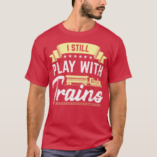 Modell Tåg Railroad Locomotive Driver Gift T Shirt