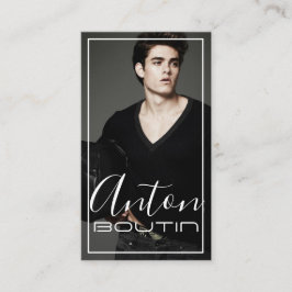 Modellaktörens Affärskort Visitkort