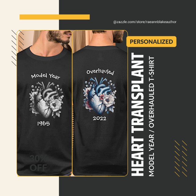 Modellår/renoverad hjärttransplantation T-shirt (Skapare uppladdad)