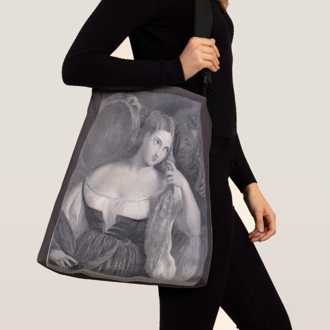 Modellen Axelväska (Närbild)