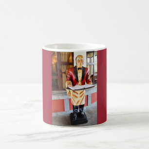 Modellens servitör kaffemugg