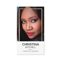 Modeller och skådespelare Modern Headshot Faux Gul