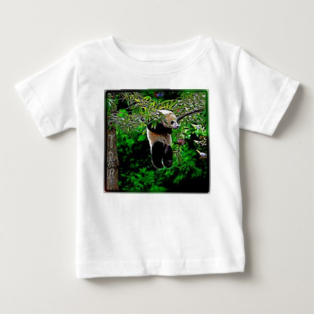 Modeller: Panda Bear Unge 02 T Shirt (Framsida)