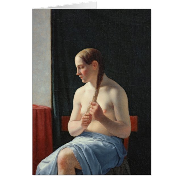 Modellera, 1839 hälsningskort (Framsidan)