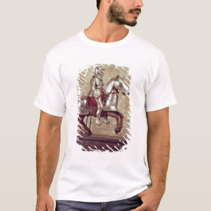 Modellera av en barded häst och ryttare, c.1640 tee