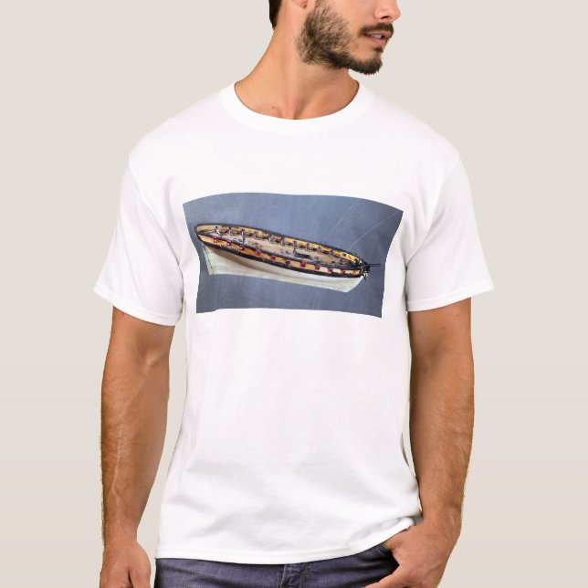Modellera av en piratfrakt, c.1810 tee (Framsida)