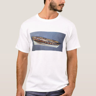 Modellera av en piratfrakt, c.1810 tee shirt