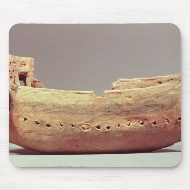 Modellera av ett fartyg med ett kickpoopdäck musmatta (Framsidan)