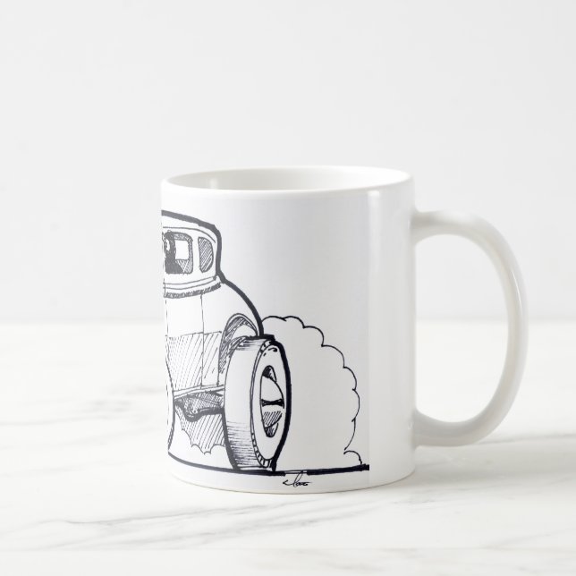 Modellera en Hemi hot rod Kaffemugg (Höger)