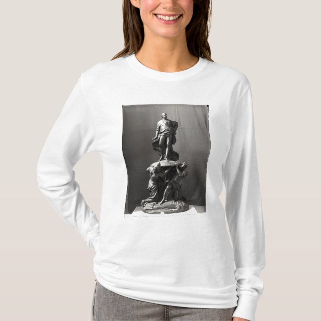 Modellera för monumentet av Louis XV Tee (Framsida)