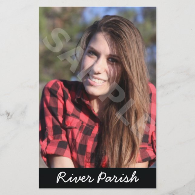 Modellera huvudkortsmodellerare - skådespelare flygblad (Framsidan)