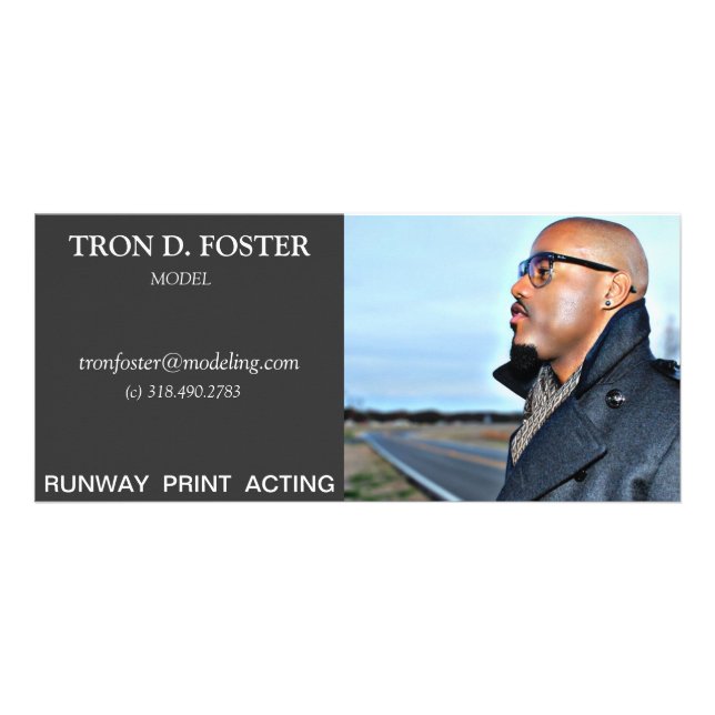 Modellera kuggekortet reklamkort (Framsidan)