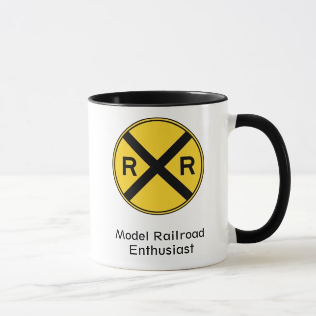 Modellera muggen för järnvägentusiastkaffe mugg (Höger)