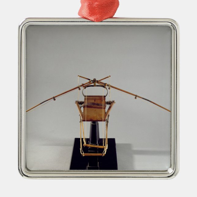 Modellera rekonstruktion av Das Vinci design Julgransprydnad Metall (Framsidan)