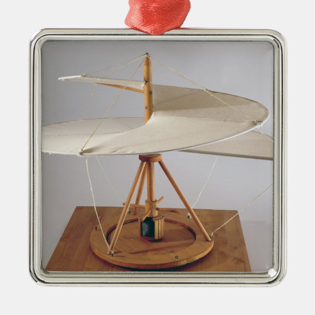 Modellera rekonstruktion av Das Vinci design Julgransprydnad Metall (Framsidan)