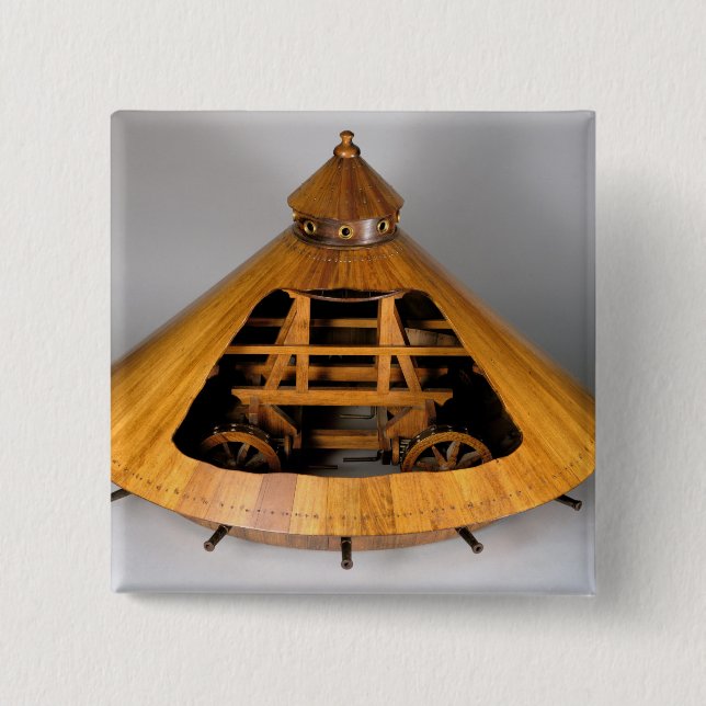 Modellera rekonstruktion av Das Vinci design Knapp (Framsida)