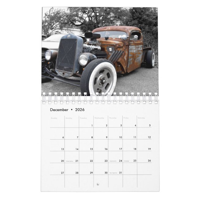 Modellera T-kalendern Kalender (Dec 2026)
