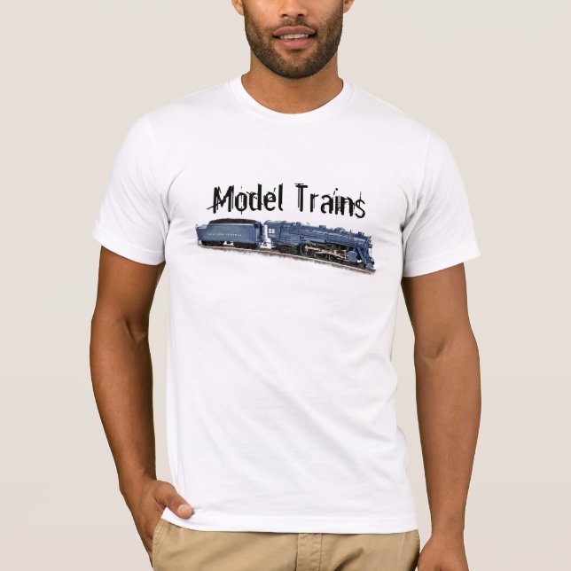 Modellera tågT-tröja Tee Shirt (Framsida)