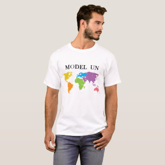 Modellera UN-världsT-tröja T Shirt
