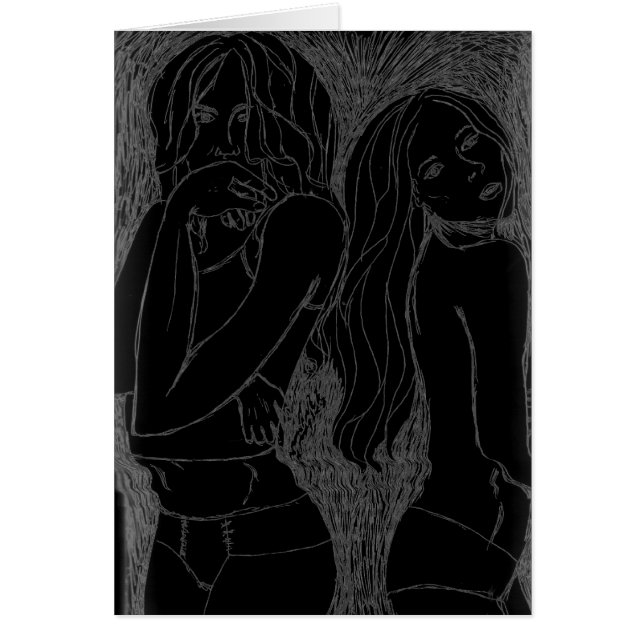 MODELLERAR det tomma kortet POSING1 Hälsningskort (Framsidan)