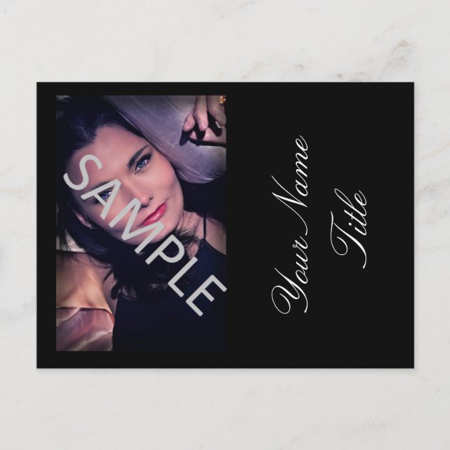 Modellering/aktivering Mini Zed/Comp Card Vykort (Framsida)