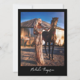 Modellering av Comp Card 5 fotoskript svart