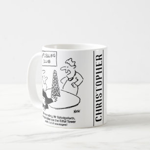 Modellering av Klubben Eiffel Torn Made från Sausa Kaffemugg