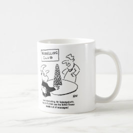 Modellering av Klubben Eiffel Torn Made of Sausage Kaffemugg