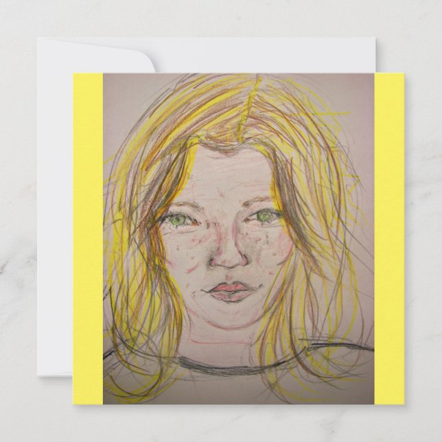 Modellflicka Inbjudningar (Framsida)