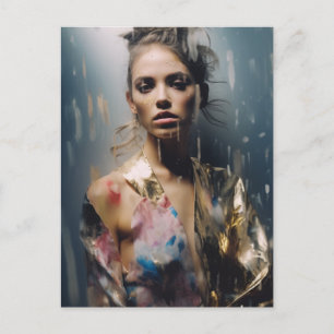 Modellfoto för Blond Mode Vykort