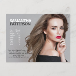 Modellfotomall för Comp PostCard 1 för fotoskrivar Vykort