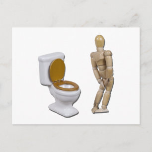 ModellInNeedNextToToilet121611 Vykort