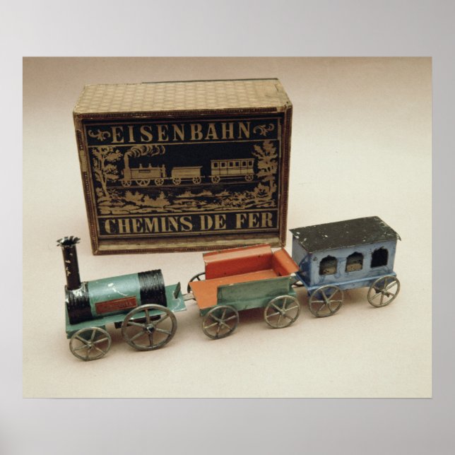 Modelljärnväg, c.1870 poster (Framsidan)