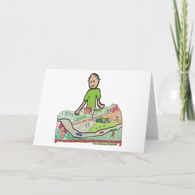 Modelljärnväg Kort (Framsida)