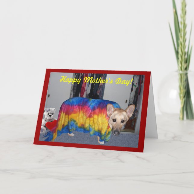 Modellkläder av mors dag kort (Framsida)