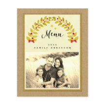 Modellmenyn för rustik julmat på party