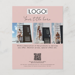 Modellskript för Business Promotional Beauty Mode Flygblad