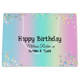 Modem Pastel HoloGrapel Grattis på födelsedagen