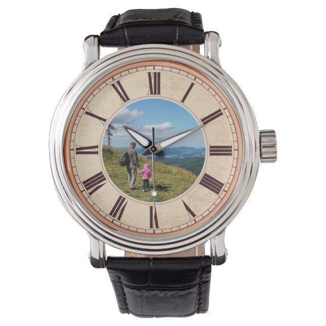MODEMINNIGA MINNESSTUND PERSONLIG BILD ARMBANDSUR (Framsida)
