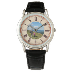 MODEMINNIGA MINNESSTUNDER PERSONALISERAD BILD ARMBANDSUR