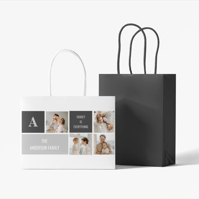Moden 3Collage Photo & Grått Best Family Gift (Skapare uppladdad)
