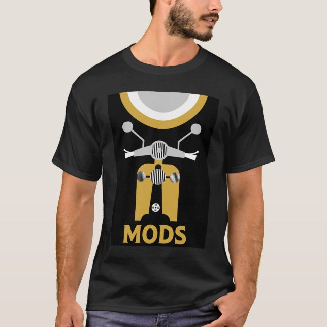 Moden - Mod och raketer - British Music T Shirt (Framsida)