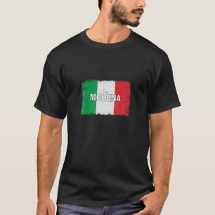 Modena - Italien - City With Italy Flagga T Shirt