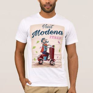 Modena Italien Scooter-reseaffisch T-shirt