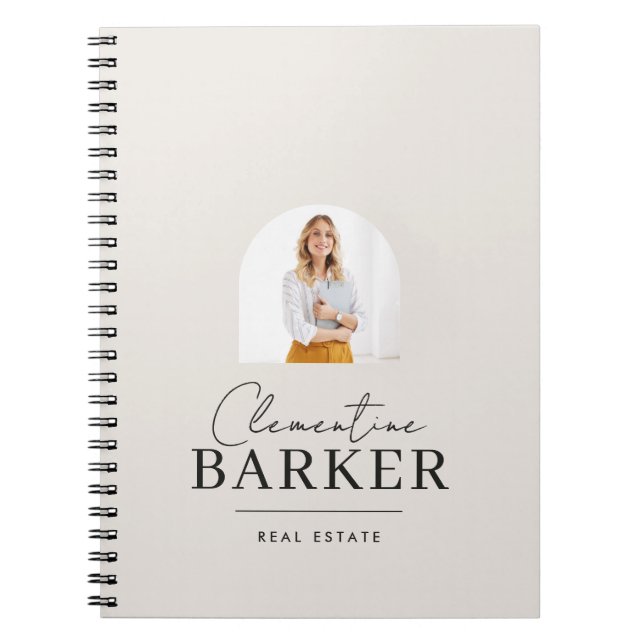 Moder arch photo Business Branding Anteckningsbok (Framsidan)