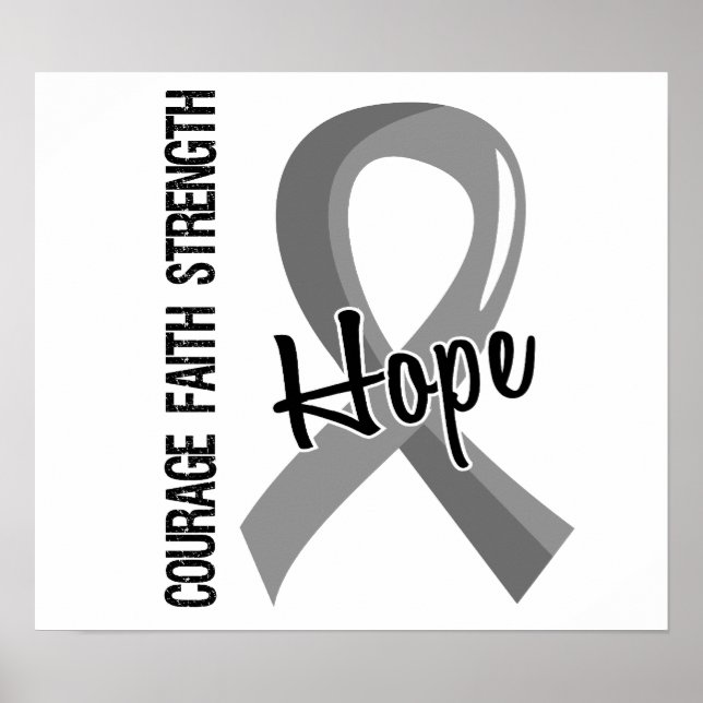 Moder Faith Hope 5 Brain Cancer Poster (Framsidan)