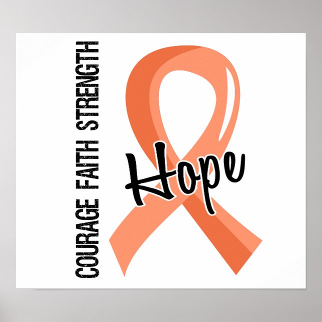 Moder Faith Hope 5 Uterine Cancer Poster (Framsidan)